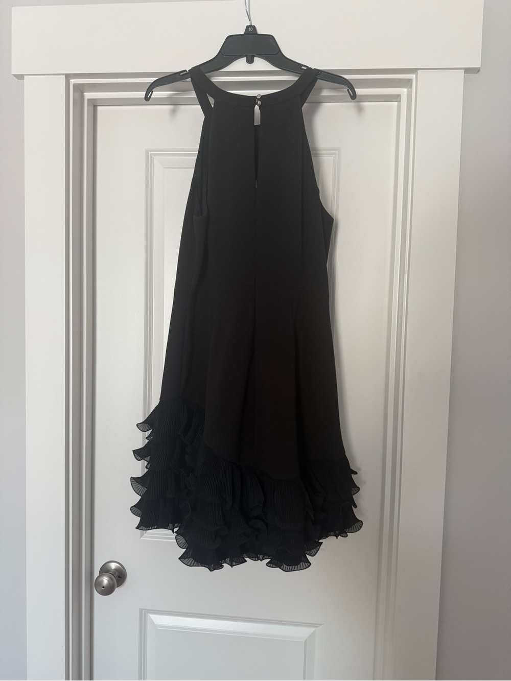 GUESS Black Halter High-Low Ruffle Dress - Picture 2 of 3